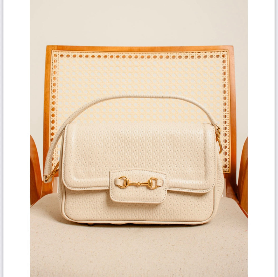 Ana Araújo leather handbag