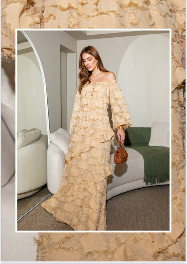 Zaya Long Ruffles Dress