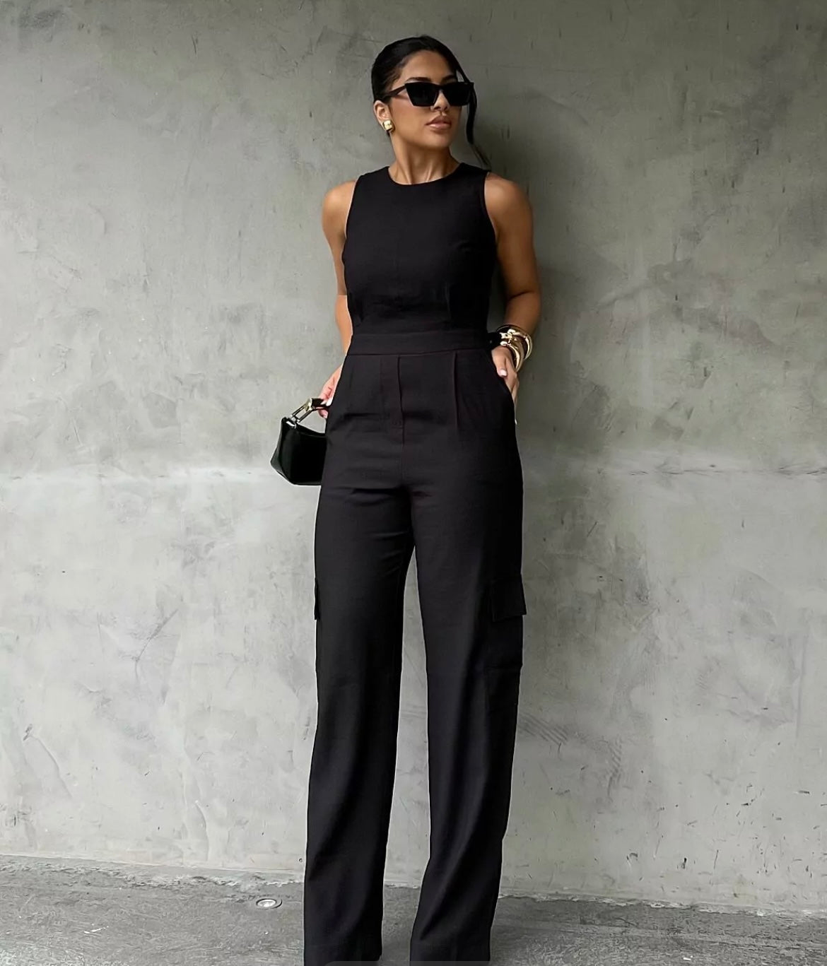 Karmani cargo jumpsuit