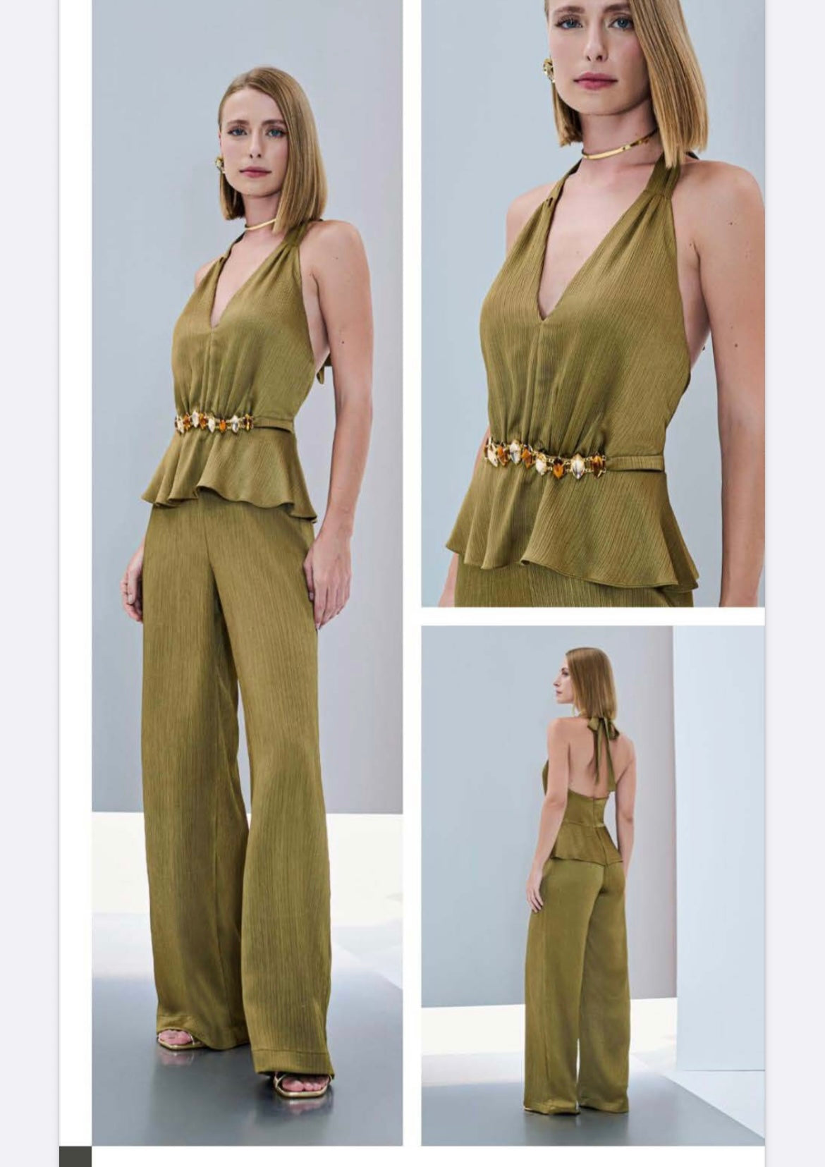 Tereza Embroidered jumpsuit