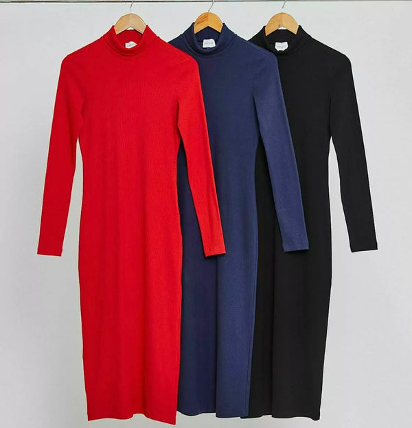 Karmani Canelado mid Dress