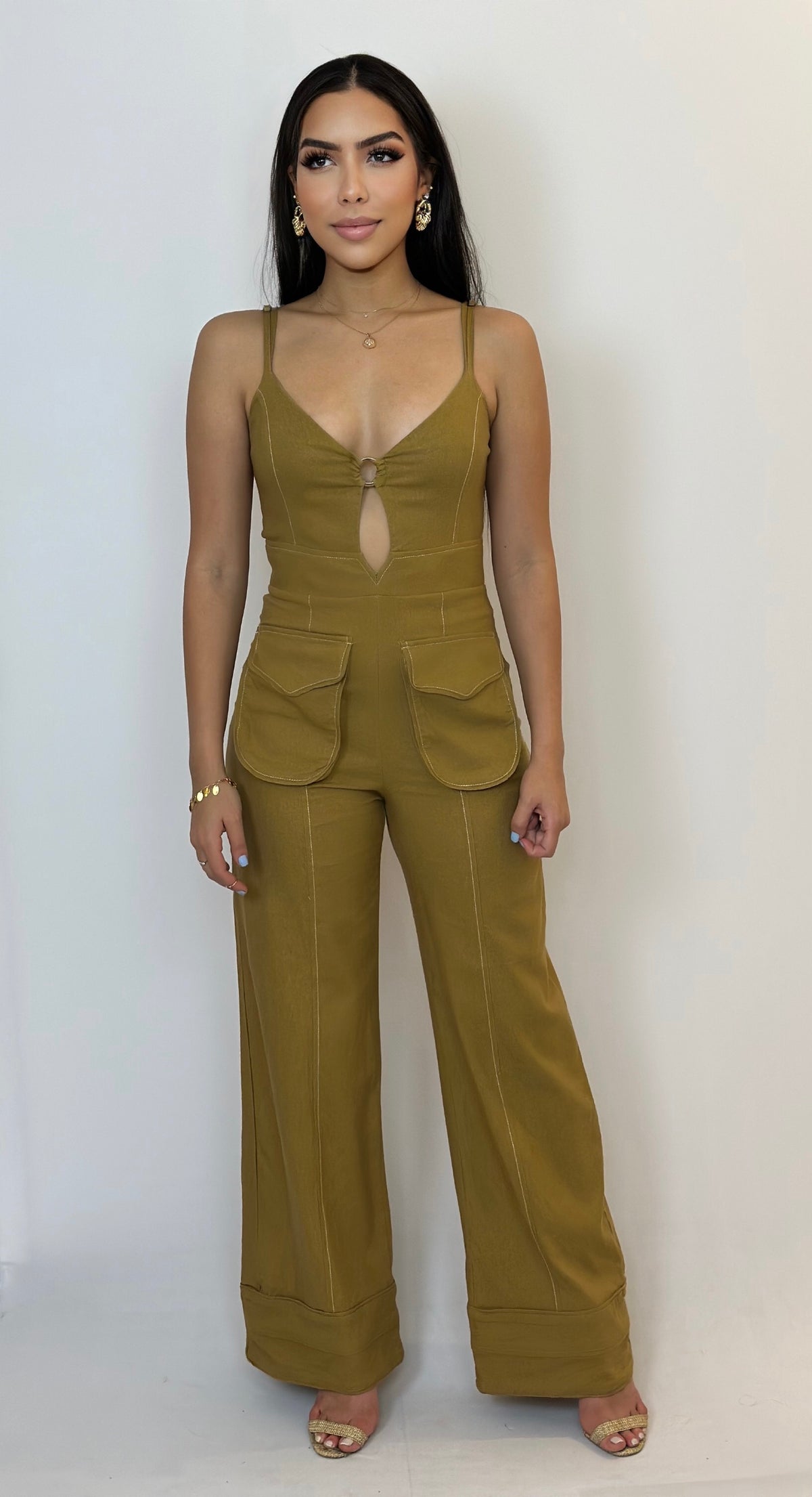 Zendaya Linen Jumpsuit